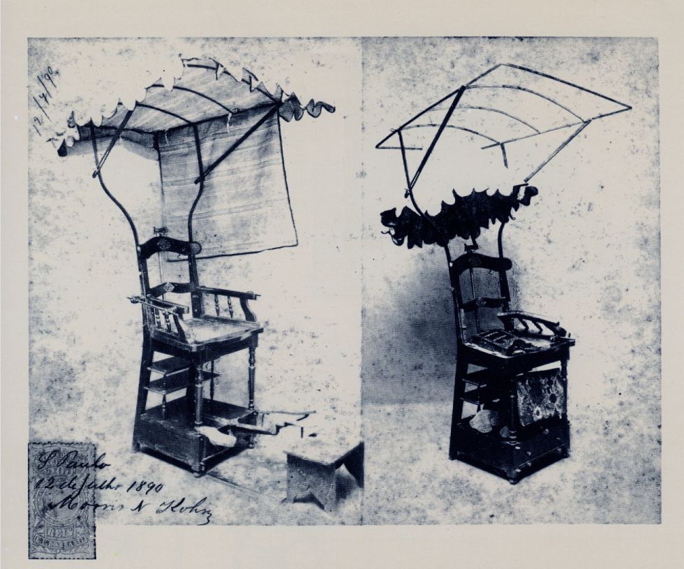 Cadeira de engraxate - 1890