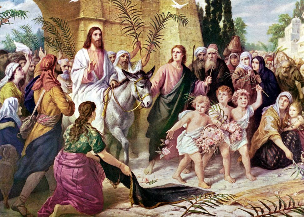 Entrada triunfal de Jesus em Jerusalm