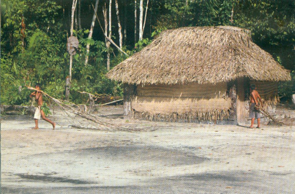 Oca da tribo indígena Barasano e Tuyuca